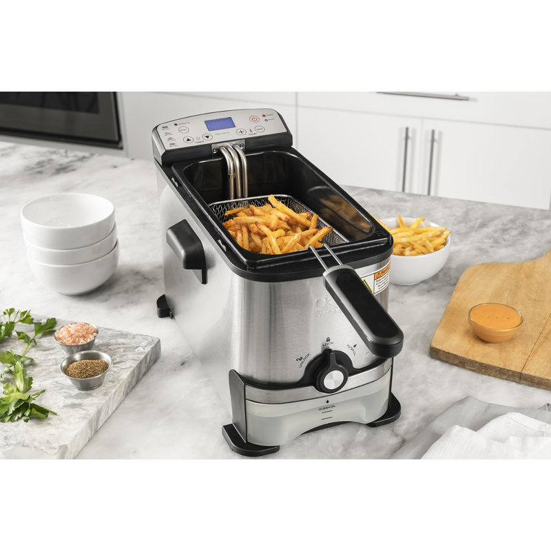Kalorik 3 Liter Digital Deep Fryer with Oil Filtration & Reviews Wayfair